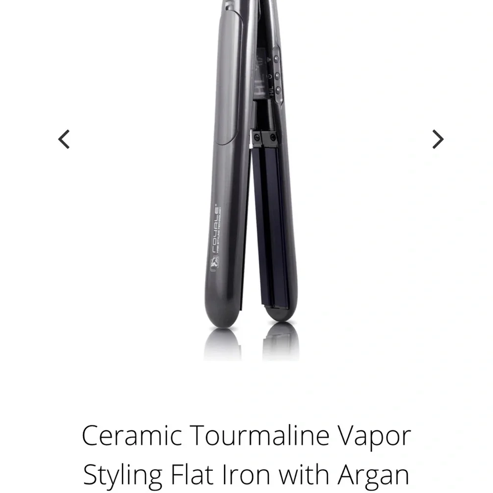 Black Ceramic Hair Straightener with Tourmaline Technology - Picture 2 of 16